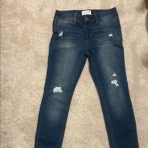 Classic Dark Blue Distressed kids Jeans
